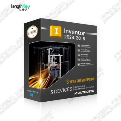 China 24/7 Online Autodesk Inventor Professional 3 Year Subscription 2024/2023/2022/2021 Mac/PC AutoCAD Drafting Tool Software Autodesk Inventor 3 Year Professional for sale