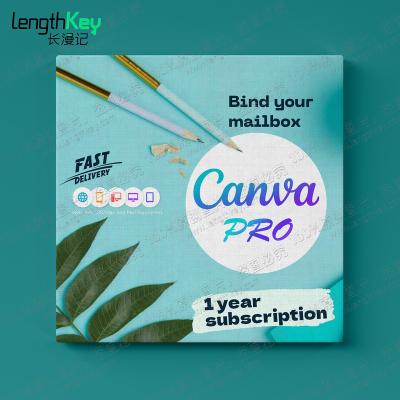 China 24/7 CanvaPro Online Private Account 1 Year Subscription Commercial Use Official Genuine Online Graphic Design Software Canva Private Account Pro 1 Year Subscription for sale