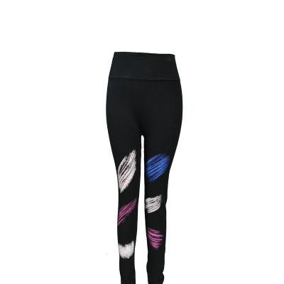 China Factory Customized Wholesale Popular Pattern Sports Fitness Leggings Breathable Slim Ladies Yoga Pants for sale