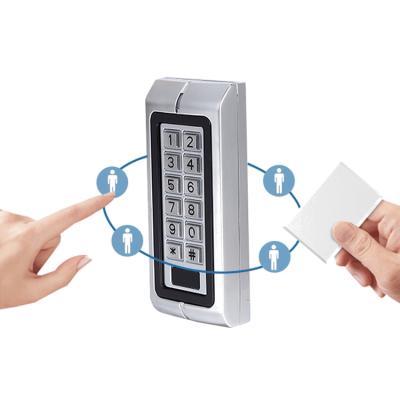 China Waterproof/waterproof metal door access control tech assists unlocking apartment keypad access control alarm light villa for sale