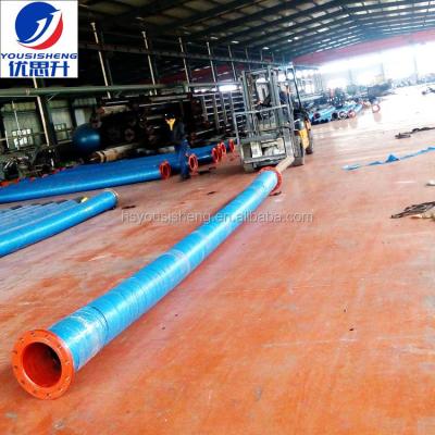 China Transparent sea water used for pumps Chinese factory rubber material flexible hose 6 inch for water sand discharge for sale