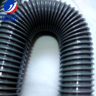 China Household Vacuum Cleaner Hose Anti-static Industrial Air Conditioner Vacuum Cleaner Hose Corrugated Copper Wire PVC Air Line Hose for sale