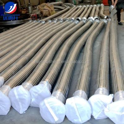 China Used in Machinery 3AN 4AN 6AN 8AN 10AN 12AN 16AN PTFE E85 Braided Fuel Stainless Steel Oil Hose Line for sale