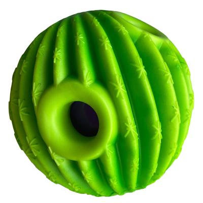 China Sustainable Toy Interactive Rubber Balls Pet Dog Puppy Chew Toys Ball Teeth Chew Toys Eco Friendly Tooth Cleaning Balls for sale