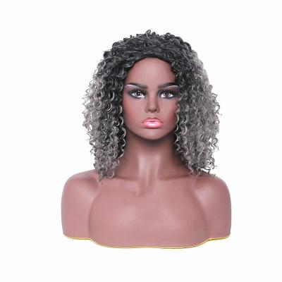 China Fashion Curly Hair Curly Hair Deep Wave Curl Colored Women Women With Baby OEM Ordinary Dark Glossy Picture Short Style for sale