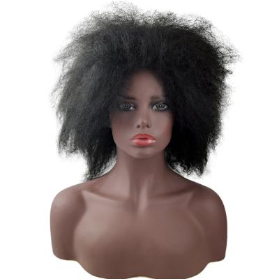 China New Type Wholesale Kinkly Hair Afro Curly Kinky Curly Women's Deep Curly Wig Afro Deep Curly Synthetic Wigs Long for sale