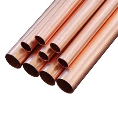 China Refrigerator Air Or Heat Condition Tube Cold Drawn Seamless Straight Pure Copper Bare Copper Tube for sale