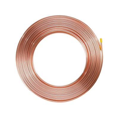 China Air Condition Or C10200 Pipe 0.2mm Wall Thickness Refrigerator Customized Polished Straight Copper Pipe for sale