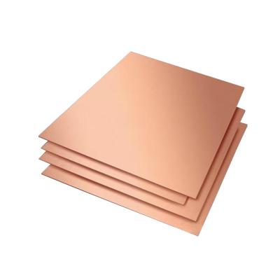 China Construction copper plate supplier with high quality copper sheet used in construction sector for sale