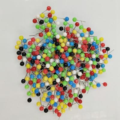 China Eco-friendly Promotional Pin Cushions Alfiler Ball Head Pins Mixed Colors Straight Quilting Needles DIY Sewing Crafts Push Pins for sale