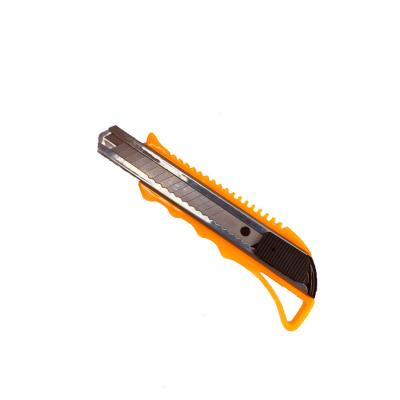 China Miaoda Eco-friendly Promotional Wholesale Metal Products 18mm Wide Blade Mini Plastic Retractable Utility Knife for sale