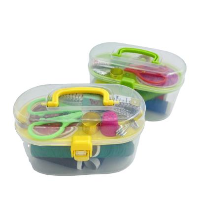 China Eco-friendly Promotional Tape Measure Mini Sewing Kit Include Sewing Needles Thread Scissors etc. for moving home for sale