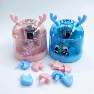 China Cute Electric Pencil Sharpener Machine School Office USB Automatic Pencil Sharpener For Kids for sale