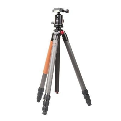 China Lightweight High End Solid Carbon Fiber Camera Tripod For Outdoor Adventure for sale