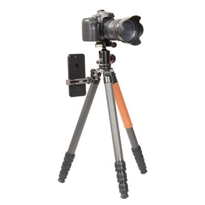 China V284C PORTABLE high quality foldable heavy duty carbon fiber digital camera tripod,camera photo tripod for sale