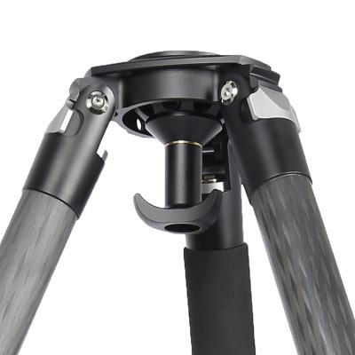 China Heavy Duty Tripod Professional 60 Inches Large Carbon Fiber Camera Tripod Carrier For Outdoor Photography for sale