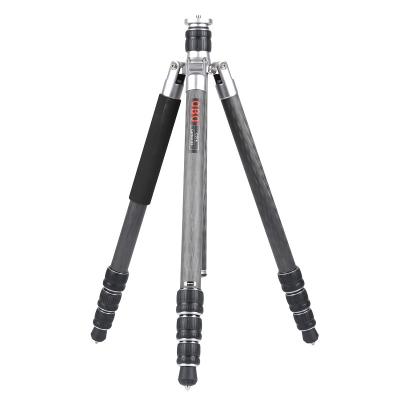 China OBO PORTABLE professional heavy duty 20kg load carbon fiber tripod larger changeable as monopod for digital camera. for sale