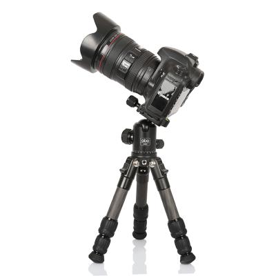 China PORTABLE Professional Mini Flexible Desktop Ligweight Carbon Fiber Tripod Stand for Camera and Phone. for sale