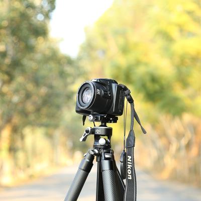 China Mini Carbon Fiber Portable Flexible Lightweight DSLR Tripod Travel Camera Stand Digital Tripod For Outdoor Traveling for sale