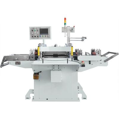 China Garment Shops Industrial Die Cutting Machine With Separate Unwinding Rewinding Machine Used For Jumbo Roll Label for sale