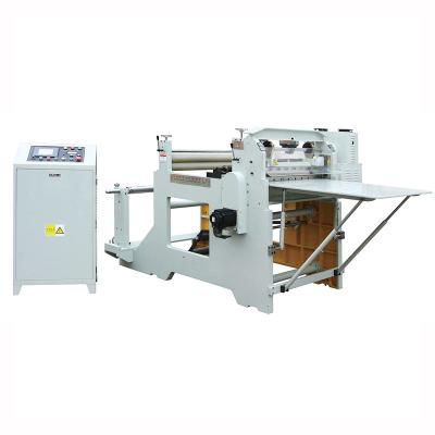 China Garment Shops Automatic Sticker Label Paper Roll 800 1300 To Sheet Slitter Cutter for sale