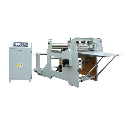 China Computer Control Roll To Sheet Cutter Cross Cutting Machine For Roll Material PVC PET BOPP for sale