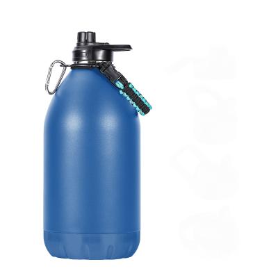 China PORTABLE Double Wall Vacuum Insulated Sports Bamboo Lid 350ml 600ml 20oz 21oz 24oz 25oz 128OZ 64OZ Water Bottle for sale