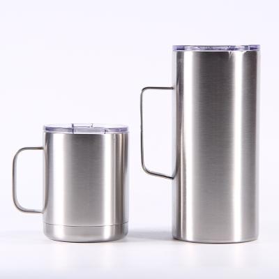 China 20oz 20oz Disposable Stainless Steel Tumblers With Magnetic Handle Lid Sliding Slider Slide Lids Lid Top for sale