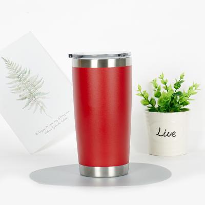 China 20 oz white sublimation stainless steel disposable tumbler for sale