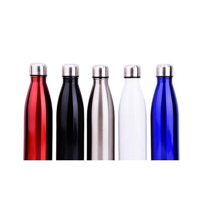 China 304 Insulation PORTABLE 500ml Logo Stainless Steel Cola Thermoses Bottle Custom Vacuum Flask Keep Hot And Cold Rubber 500ml Water 17oz for sale