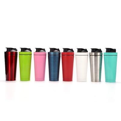 China Sustainable Wholesale Stainless Shaker Bottle 700ml 20oz 600ml 500ml 750ml 739ml Custom Laser Engraved Logo for sale