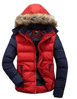 China Anti-wrinkle men's winter jackets padded down jackets men's jackets to keep warm with hooded outwear for sale