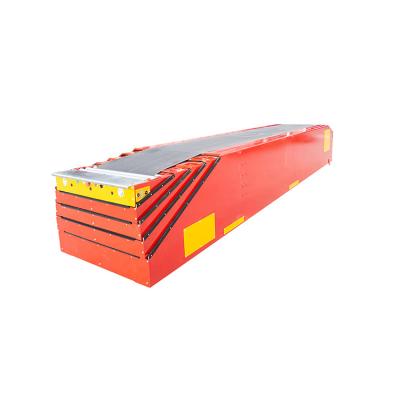 China Heat Resistant Popular Products 5 Sections 28.5m Controllable Telescopic Belt Conveyor for sale