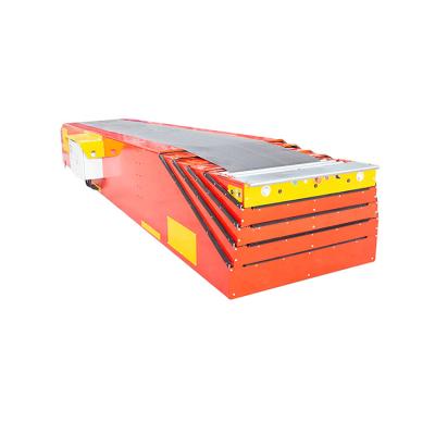 China Best Selling 28.5m Heat Resistant Telescopic Belt Conveyor Used in Logistics for Unloading for sale