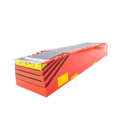 China Hot Selling Goods Heat Resistant Stainless Steel Material Telescopic Belt Conveyor For Loading And Unloading for sale