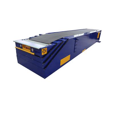 China Hot Selling Heat Resistant Cheap Logistics 4 Sections Telescopic Loading Belt Conveyor for sale