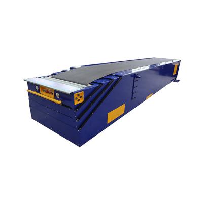 China Heat Resistant Hottest Selling 3.75KW 4 Sections 21m Telescopic Belt Conveyor for sale