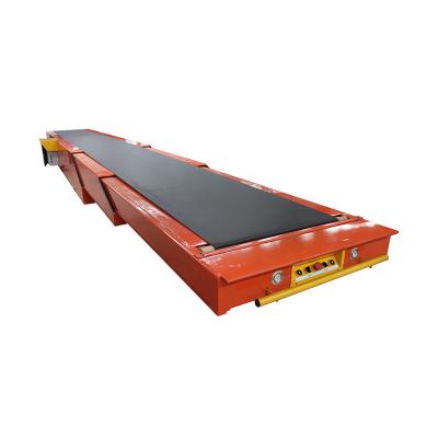 China Highest Quality 3 Section Heat Resistant Single Operation Telescopic Belt Conveyor for sale