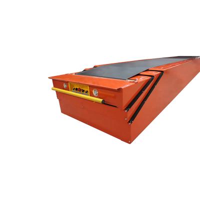 China Convenient Heat Resistant Classic Design 3 Sections 14m Telescopic Conveyor Belt for sale