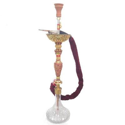 China Eco-friendly Luxury Golden River Hookah Smoking Shisha New Big Hookah BA19445 for sale