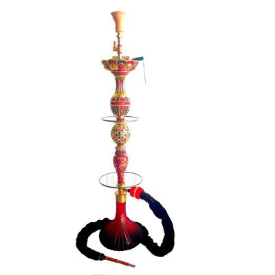 China Eco-friendly Luxury Golden River Hookah Smoking Shisha New Big Hookah EX-BA19443 for sale