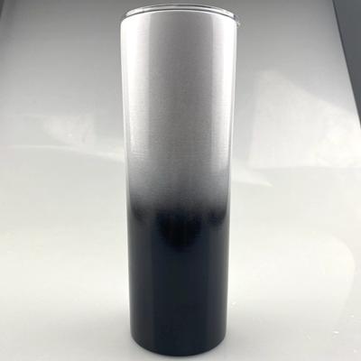 China 2020 Sustainable Double Wall Tumbler Insulated Tumblers With Lids Drinkable Lean Stainless Steel Tumbler for sale