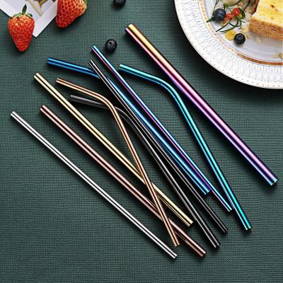 China Wholesale Metal Viable Straw Bag Brush and Drinking Bag and Reusable Stainless Steel Straw Metal Straw Set for sale