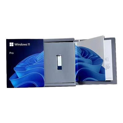 China USB Win 11 Pro Software Win 11 English Professional Retail Box FPP Package 12 Months Guaranteed DHL Free Shipping Win 11 Pro à venda