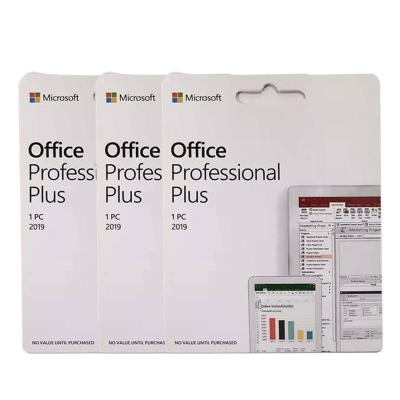 China 100% Working Hot Selling 100% Office 2019 Pro Plus Key Cards Activate Online 2019 Office Pro Plus Wholesale Price for sale