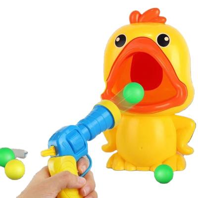 China Educational Toys Boys Toy Gun Safety Soft Bullet Duck Hit Parent-Child Than Interaction Power Gun Set Gift Box Gift Set Floor stand up promotional toys for sale