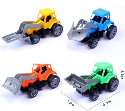 China Boy Farm Model Excavator Set Car Engineering Wheat Cultivator Toy Tractor Children's Toy Producer Car Harvesting Diecast Promotional Toy for sale