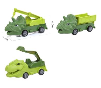 China Cheap Toy China Children's Toy Car Dinosaur Toy Car Inertia Building Fear Capitals Multi Style Night Return Market Car Diecast for sale