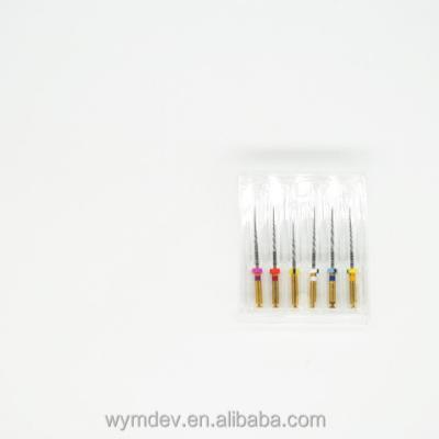 Cina Blue Metal Rotary Files Heat Activation Dental Root Canal Files in vendita