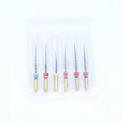 Cina Competitive Price Nickel Titanium Metal Root Canal Files Standards in vendita